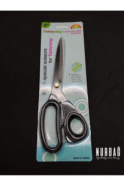 NURBAĞ DOKUMA GOLDEN WAY - STANINLESS STEEL 9 NOLU SCISSORS 001P