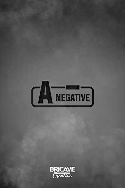 Bricave A - ملصق زجاجي لمجموعة الدم السلبية للسيارة والدراجة النارية مقاس 11....