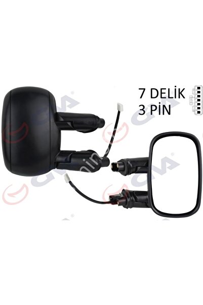 Genel Markalar DIŞ DİKİZ AYNASI SAG ELEKTRİKLİ ASTARLI FIAT DOBLO 00 10 KONVE...