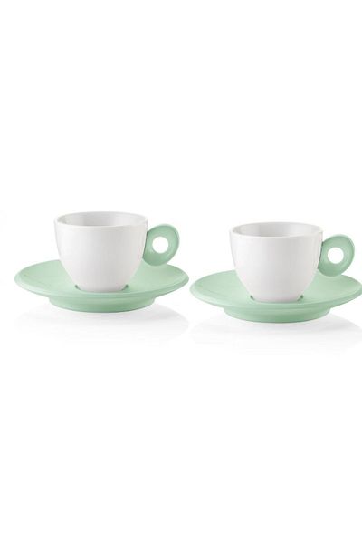 GUZZİNİ Guzzini Everyday - Green 2-Piece Espresso Cup
