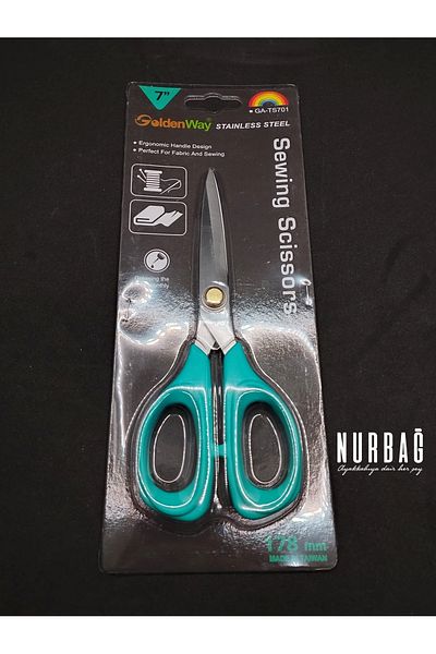 NURBAĞ DOKUMA GOLDEN WAY - STANINLESS STEEL 7 NOLU SCISSORS T001