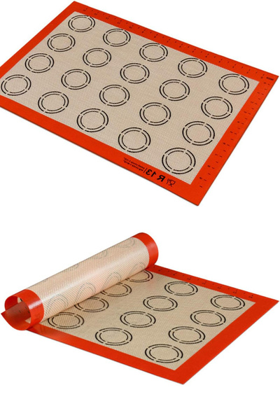 Profit Home حصيرة خبز فرن غير لاصقة مقاومة للحريق، ورق فرن