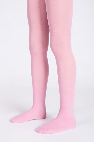GOOSE Klasik Pembe Kız Çocuk Külotlu Çorap