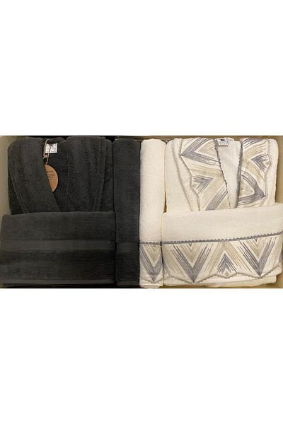 Özdilek ELITE 6 PIECE FAMILY BATHROBE SET