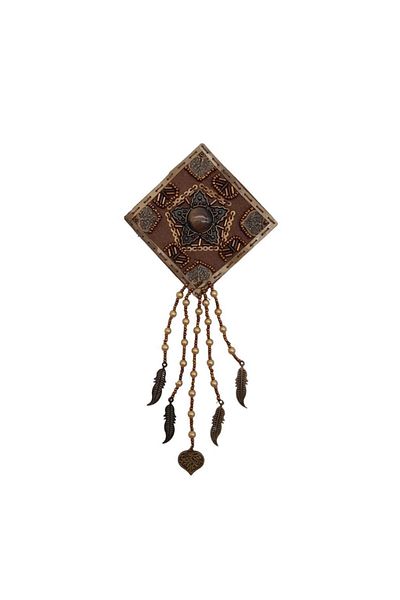 angel çanta aksesuar Αξεσουάρ Angel Bag Αξεσουάρ Angel Bag Αξεσουάρ με Κεντημένο Δέρμα 7cm Τετράγωνο Μοντέλο Αυθεντικό Στολίδι 1 Τεμάχιο
