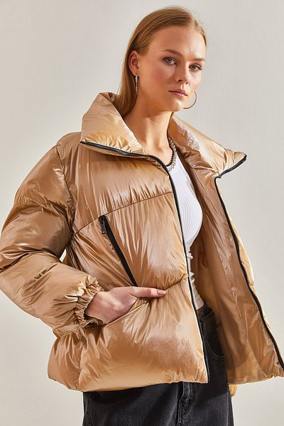 Bianco Lucci Dámská bunda Judge Collar Chine Puffer Jacket 237360101005