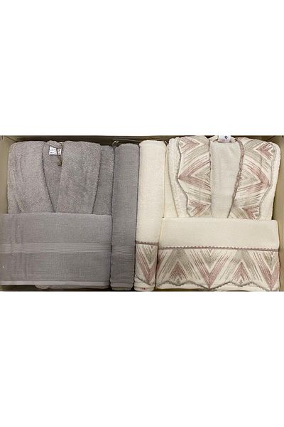 Özdilek ELITE 6 PIECE FAMILY BATHROBE SET