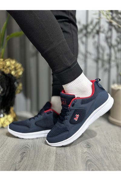 Escetic Navy Blue Red Ανδρικά Anorak Trunk Summer Sneaker ελαφριά αθλητικά παπούτσια Ay0012