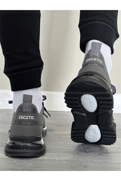Escetic Σκούρο γκρι ανδρικό Anorak Trunk Summer Gel Sneaker Αθλητικά παπούτσια Ay0013