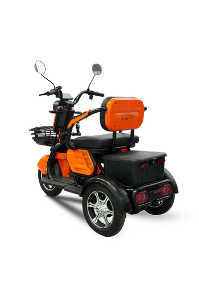 Yuki YK-56 Pony 3 Tekerli Elektrikli Motosiklet - Turuncu