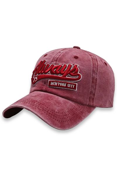 Şapka Market Always Vintage Antique Red Baseball Cap Hat