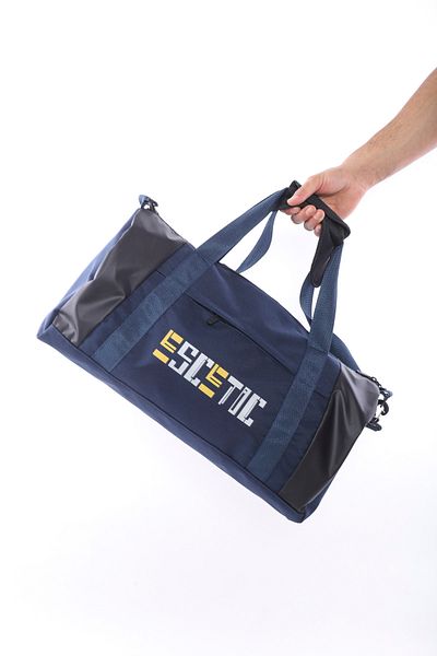 Escetic Navy Blue Unisex Αδιάβροχη τσάντα ταξιδιού γυμναστικής με ιμάντα ώμου C5005