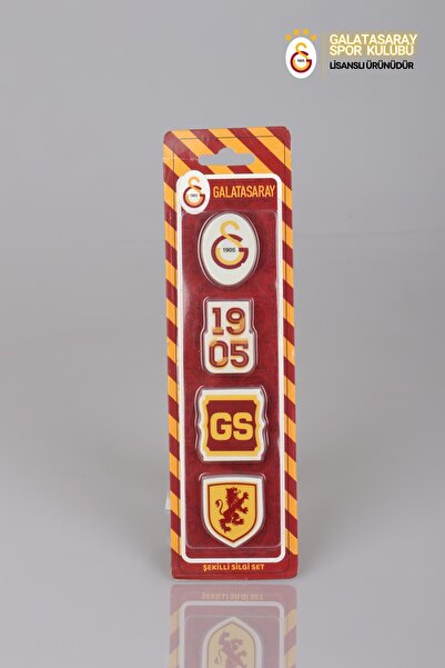 Galatasaray YENİ SEZON LİSANSLI GALATASARAY 4'LÜ BLISTER SİLGİ