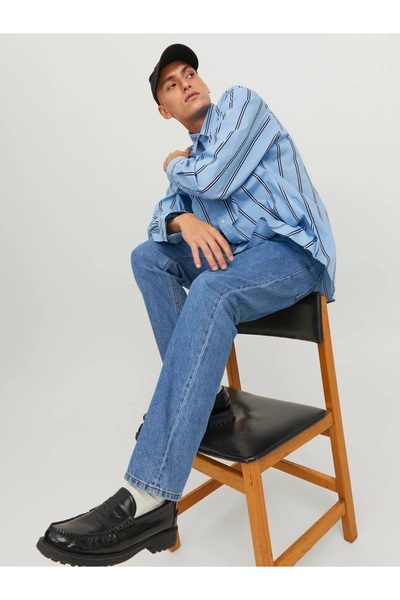 Jack & Jones Τζιν Jack Jones JJICHRIS JJORIGINAL με χαλαρή εφαρμογή