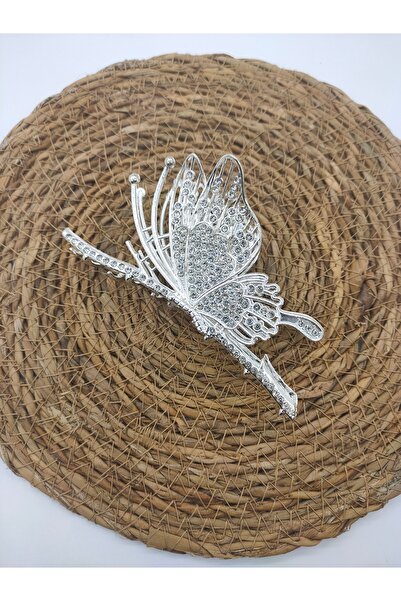 MY WORLD LİFE نموذج ناعم مرصع بالأحجار 10 سم مشبك معدني