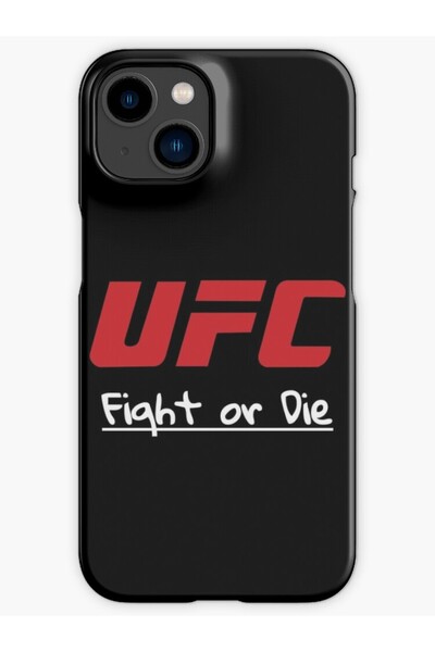 Magic Ring حافظة إطلاق منقوشة متوافقة مع هاتف Iphone 13 Ufc Fight Or Die