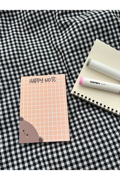 Sumicorn Design Cute Kawaii Memo Pad, Notepad, To Do List, Memopad, Planner, A6 (10.5 x 14.8 cm), 100 Pieces