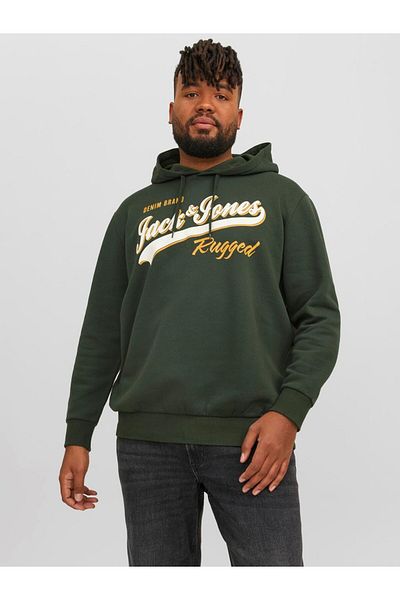 Jack & Jones JJELOGO SWEAT Εκτύπωση Μεγάλο Μέγεθος