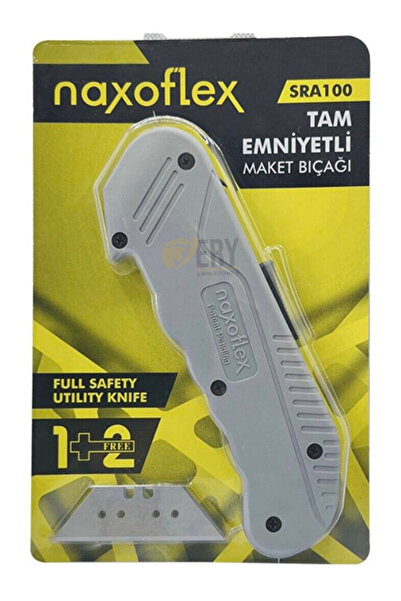 Genel Markalar Emniyetli Maket Bıçağı Naxoflex Otomatik Geri Çekmeli Kesici P...