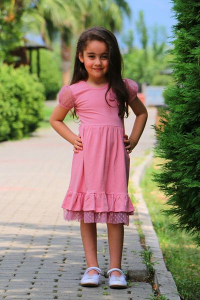 ABİYEKİDS Rochie pentru copii de zi cu zi pentru fete ABY126