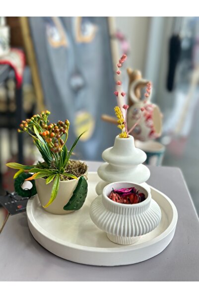 FREE Evreka Tasarım Tepsili Dekoratif Set