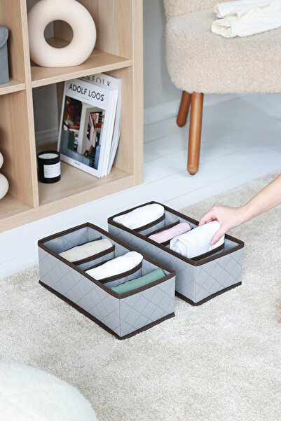 REKHOME 2-х секційний дитячий шафа з 6 відділеннями, ящиками, органайзером для шкарпеток, акордеоном