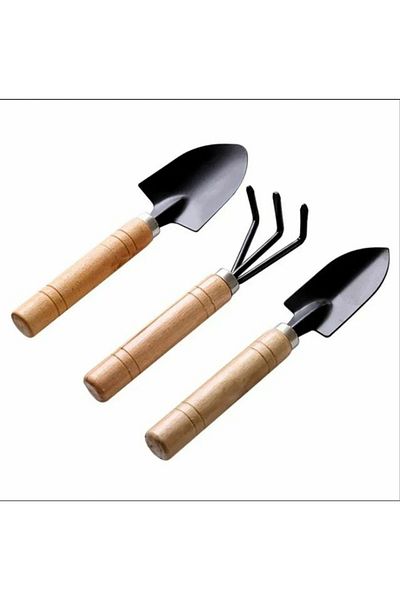 Panoramas Home Hobby Set Triple High Quality Mini Garden Set Rake Shovel Mini Shovel Succulent Care
