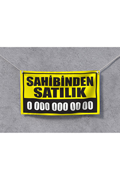 Kaktüspark On Sale Plaque 100x70cm Plaque, Real Estate Plaque, Cloth Vinyl Ye...