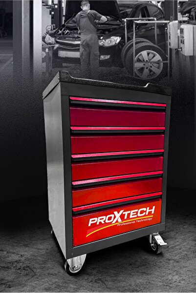 PROXTECH Garaj Ustası Otomatik 5 Çekmeceli Mekanik Alet Dolabı Atölye Usta Gr...