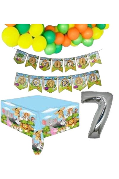 Azebu مجموعة زينة مفهوم عيد الميلاد بعمر 7 سنوات من سفاري