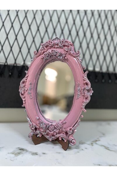 busraconcept Pembe tasarım masa ve duvar aynası