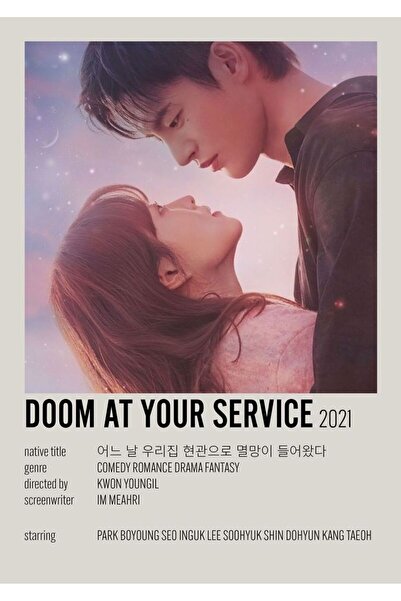 512 STORE Doom At Your Service 2021 Kore Dizi 30x42 Çerçevesiz Duvar Poster