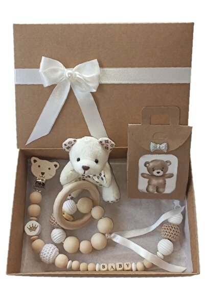 Style Baby Amazing Hoşgeldin Bebek, Unisex, Yenidoğan Bebek Isimli Emzik Askı...