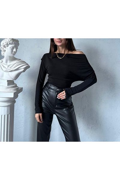 SUYA US WEAR Bluză cu gât barcă