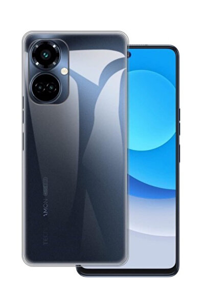 CaseArt Tecno Camon 19 Pro Kapak 1mm Süper Silikon Şeffaf Kılıf