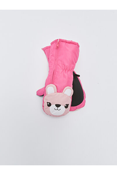 LC Waikiki Dívčí bezprsté rukavice s potiskem na zip