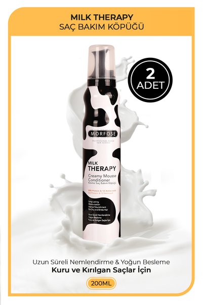 Morfose Milk Therapy Saç Köpüğü 200 Ml 2 Adet