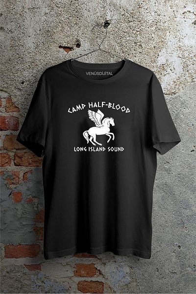 venüsdijital Tricou unisex Camp Half Blood Long Island Sound Printed Regular Fit
