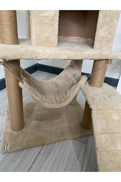 Nursoft Luxury Cat Playhouse with Hammock and Nest