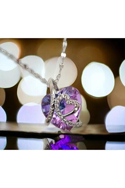 Shopiolog Sonsuz Kalp Kolye Charm Sevgililer Günü Doğum Günü Yıl Dönümü Hediyesi