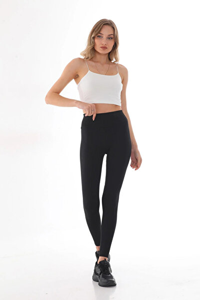 bonbonetti chocolate baby&kids Ženske udobne rebraste zimske korset leggins s...