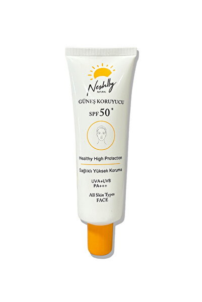 NESHLLY NATURAL Güneş Kremi Yüz Spf50+ (50ml)