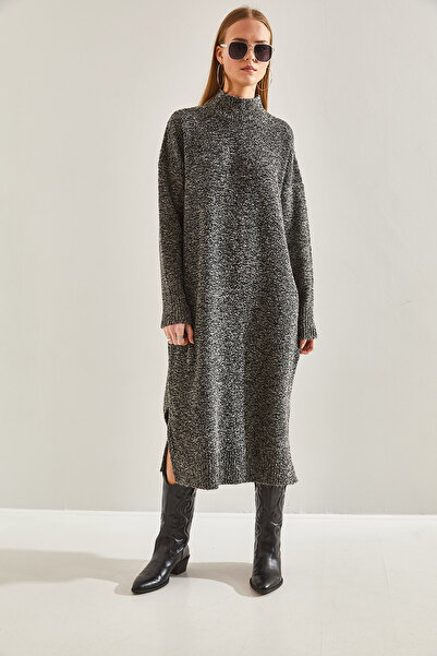 Bianco Lucci Kadın Buklet Triko Elbise