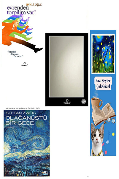 TÜRKİYE İŞ BANKASI KÜLTÜR YAYINLARI Evrenden Torpilim Var + Ayna Kitabı + Ola...