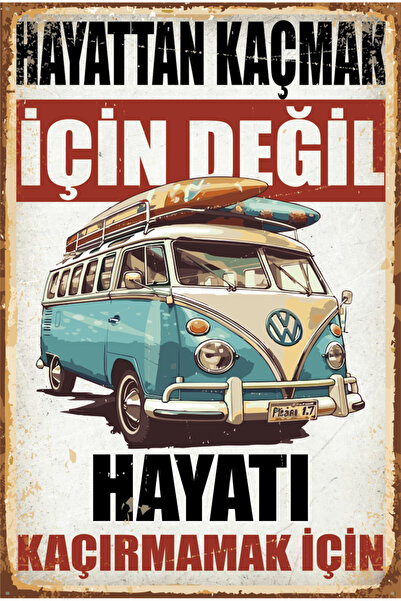 Hayat Poster vosvos karavan gezgin kamp hayata dair özlü sözler motivasyon du...