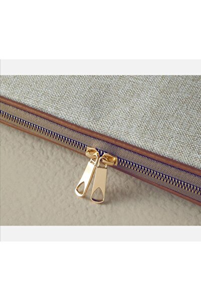 English Home Τσάντα Tablet Mocha Μπεζ 35x25 cm