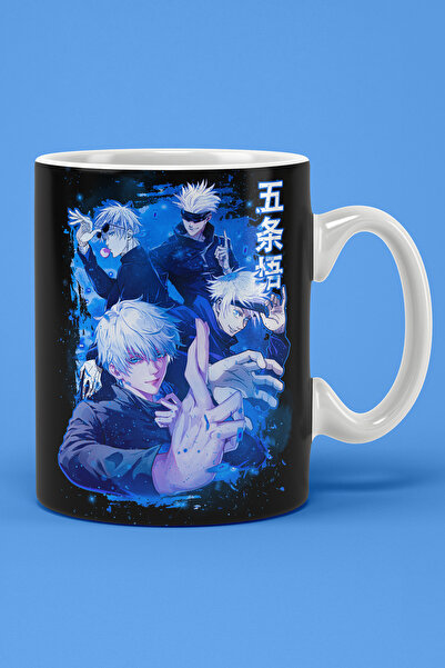 OYART&DESIGN Anime Jujutsu Kaisen Gojo Baskılı Kupa Bardak