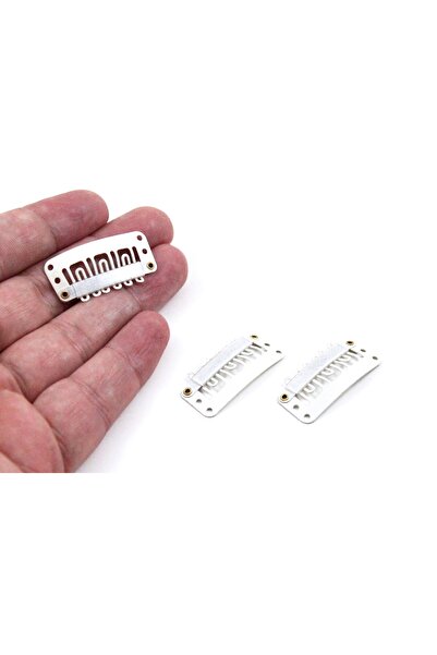 yfhobi 5 Adet - 3.3 Cm Beyaz Boya Kaplama Bebek Çıt Çıt Tokası, 1.kalite