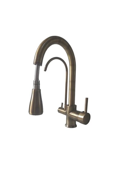 yediyapı Spiral Purified Kitchen Faucet Antique