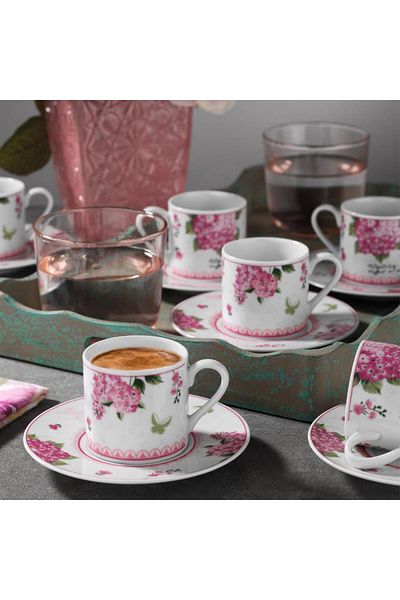 Kütahya Porselen Dream 6-Person 12-Piece Coffee Cup Set RU12KT4309746